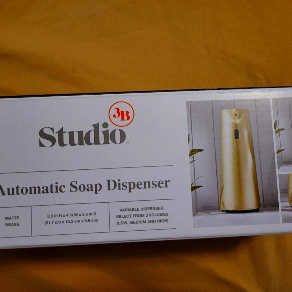 🆕️ STUDIO 3B FINCH Automatic Sensor Soap Dispenser in BRASS.